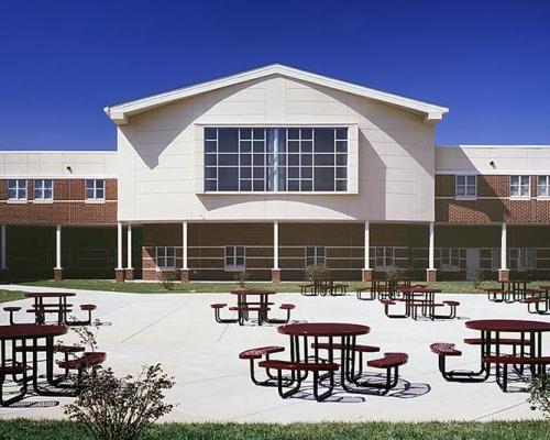 Photo of patio gathering space